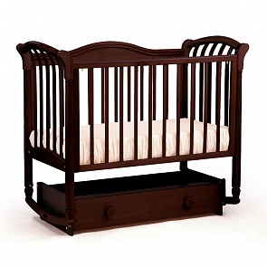 Детская кровать Лель БИ 10.2 Азалия маятник поперечный, махагон (Лель, LIEL_БИ 10.2_махагон)